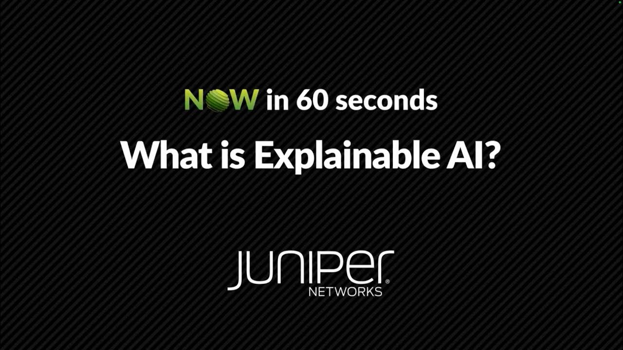 NOW in 60 Seconds What is Explainable AI video digital thumbnail image