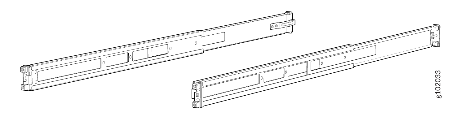 Front and Rear Rails Assembled