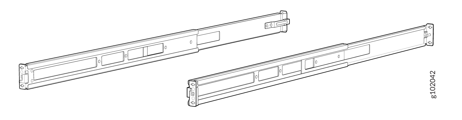 Front and Rear Rails Assembled