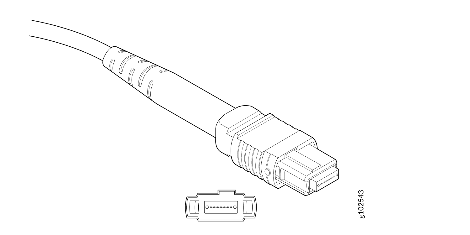 MPO-16 One Row Connector
