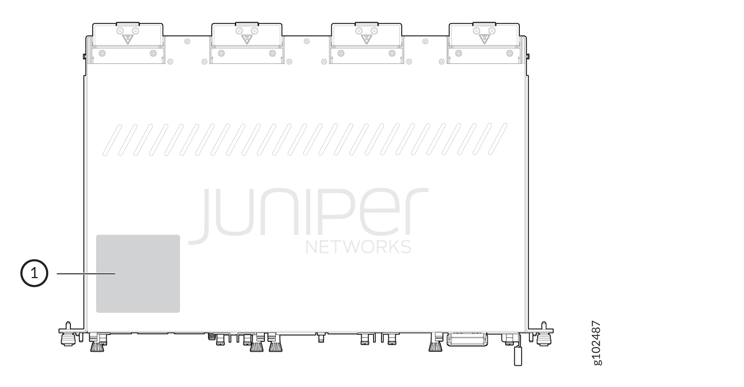 ACX7348 Chassis Serial Number Label