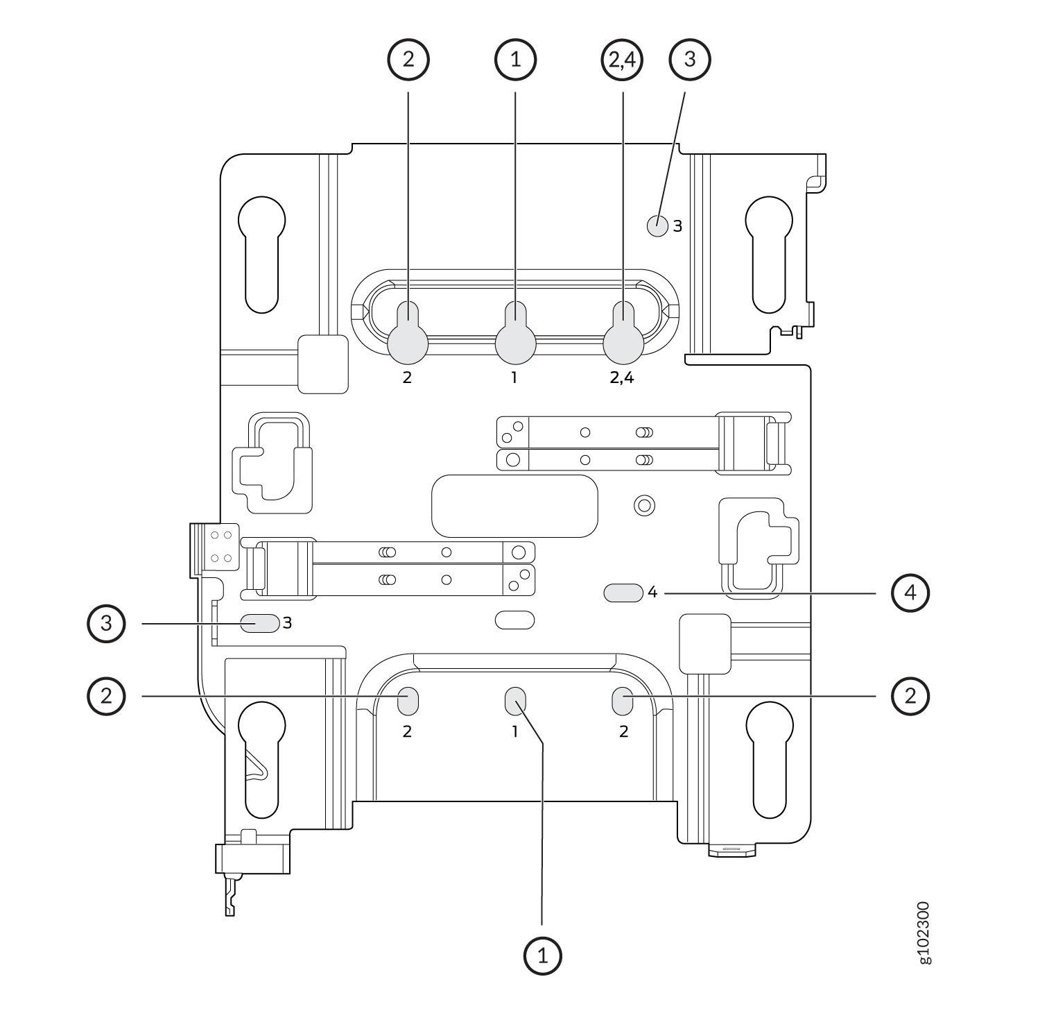 Universal Mounting Bracket (APBR-U) for Juniper Access Points