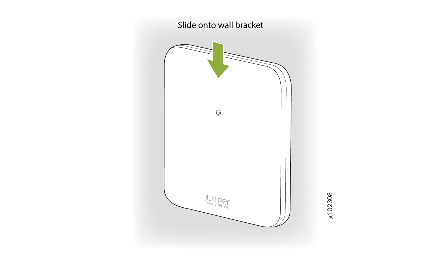 Mount the AP on the Single-Gang Junction Box