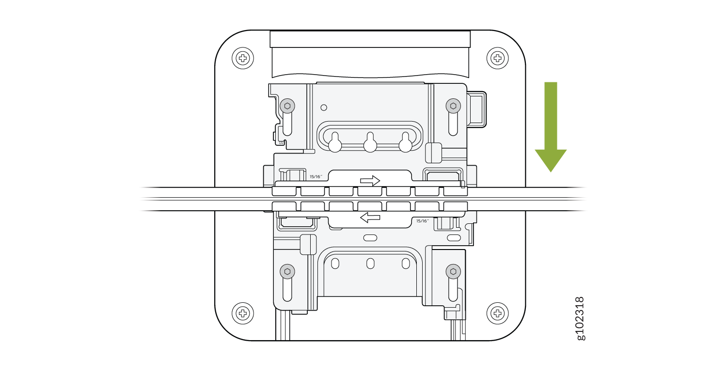 Attach the AP to a Recessed 9/16-in. T-Bar or Channel Rail