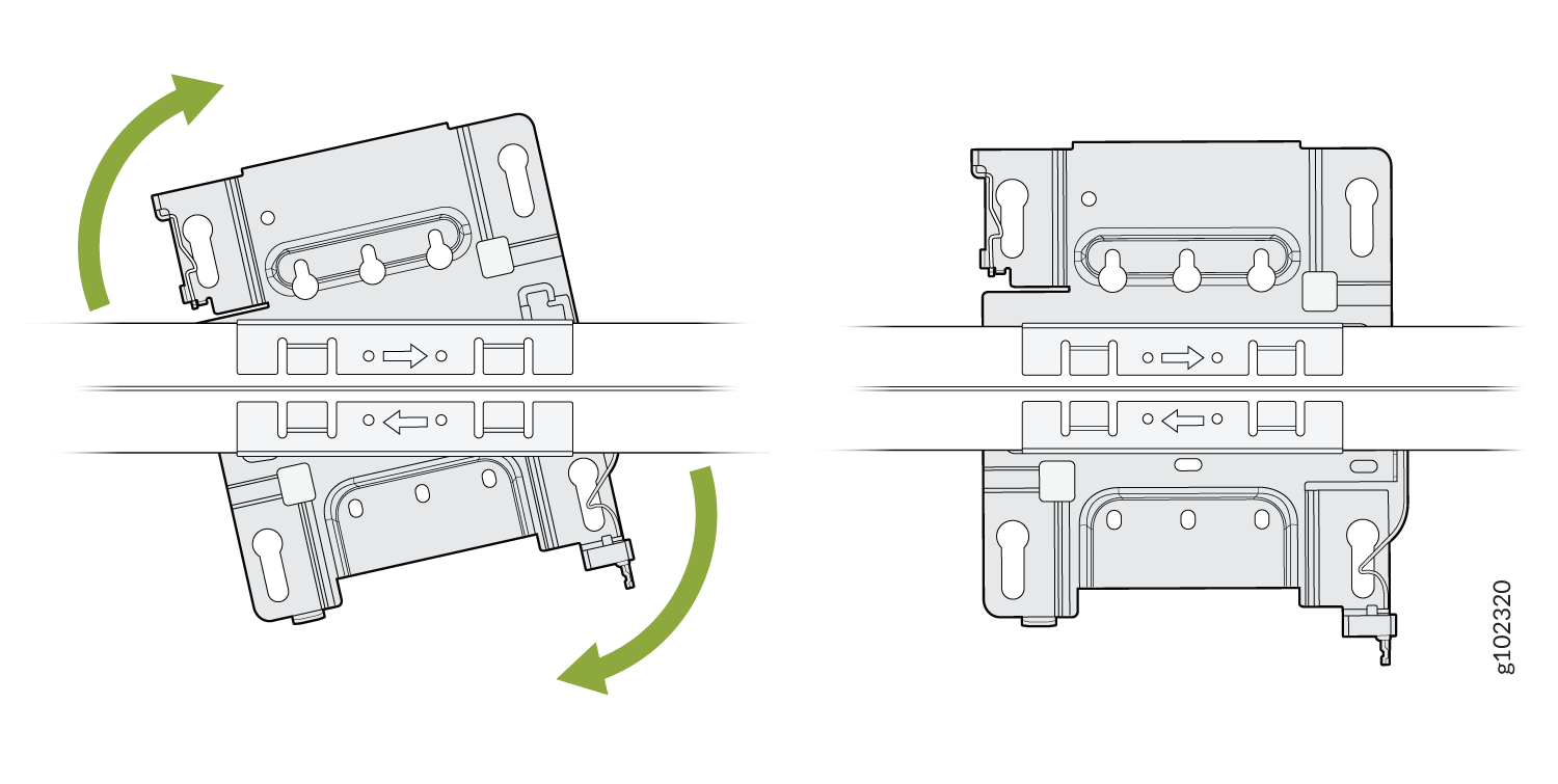 Attach the APBR-U Mounting Bracket to the ADPR-ADP-WS15 Adapter