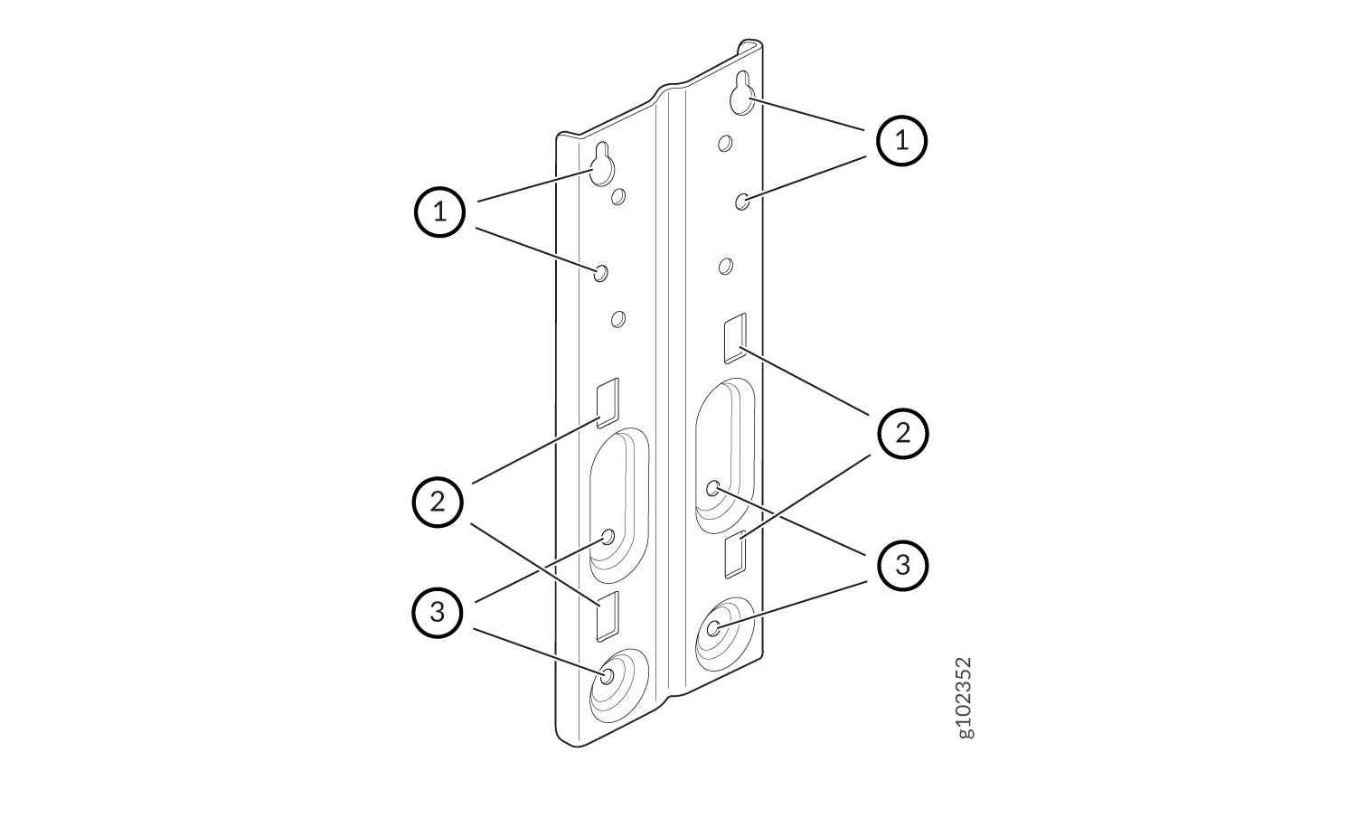 APOUTBR-FM Flush Mount Bracket