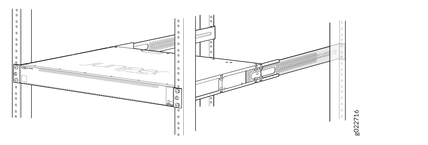 Chassis Fully Installed in the Rack