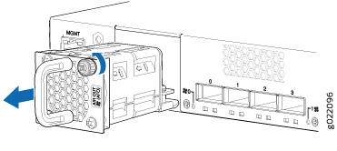 Removing a Fan Module from an EX4300 Switch