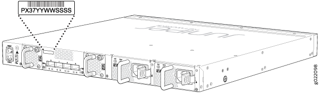 Returning an EX4300 Chassis or Components