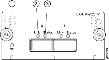 Juniper Networks - expansion module - 10 Gigabit SFP+ / SFP (mini-GBIC) x 8  - EX-UM-8X8SFP - Modular Switches 