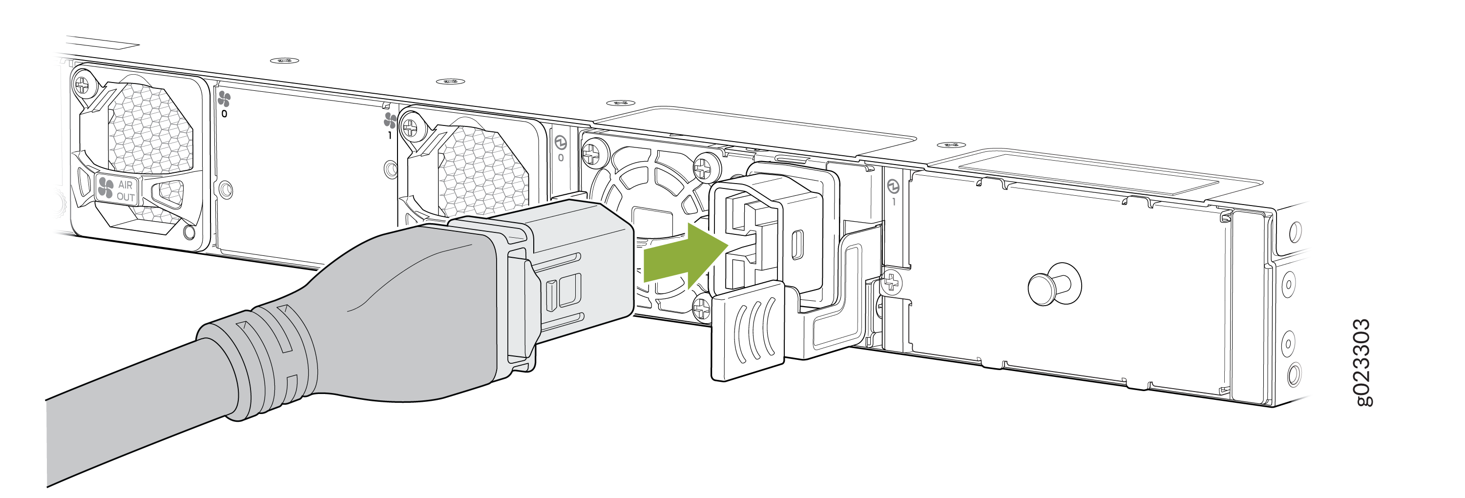 Connect Power to an EX4400 Switch with a VDC Power Supply