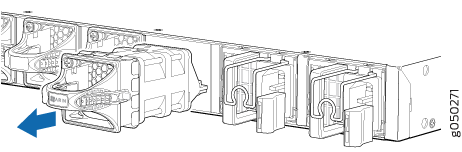 Removing a Fan Module from an EX4600 Switch