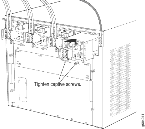 Installing a DC Power Supply in an EX9208 Switch