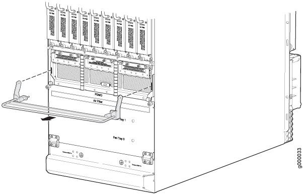 Removing the Extended DC Cable Manager