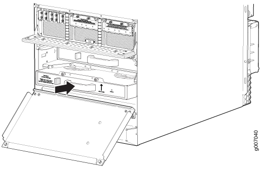 Installing Lower Fan Trays