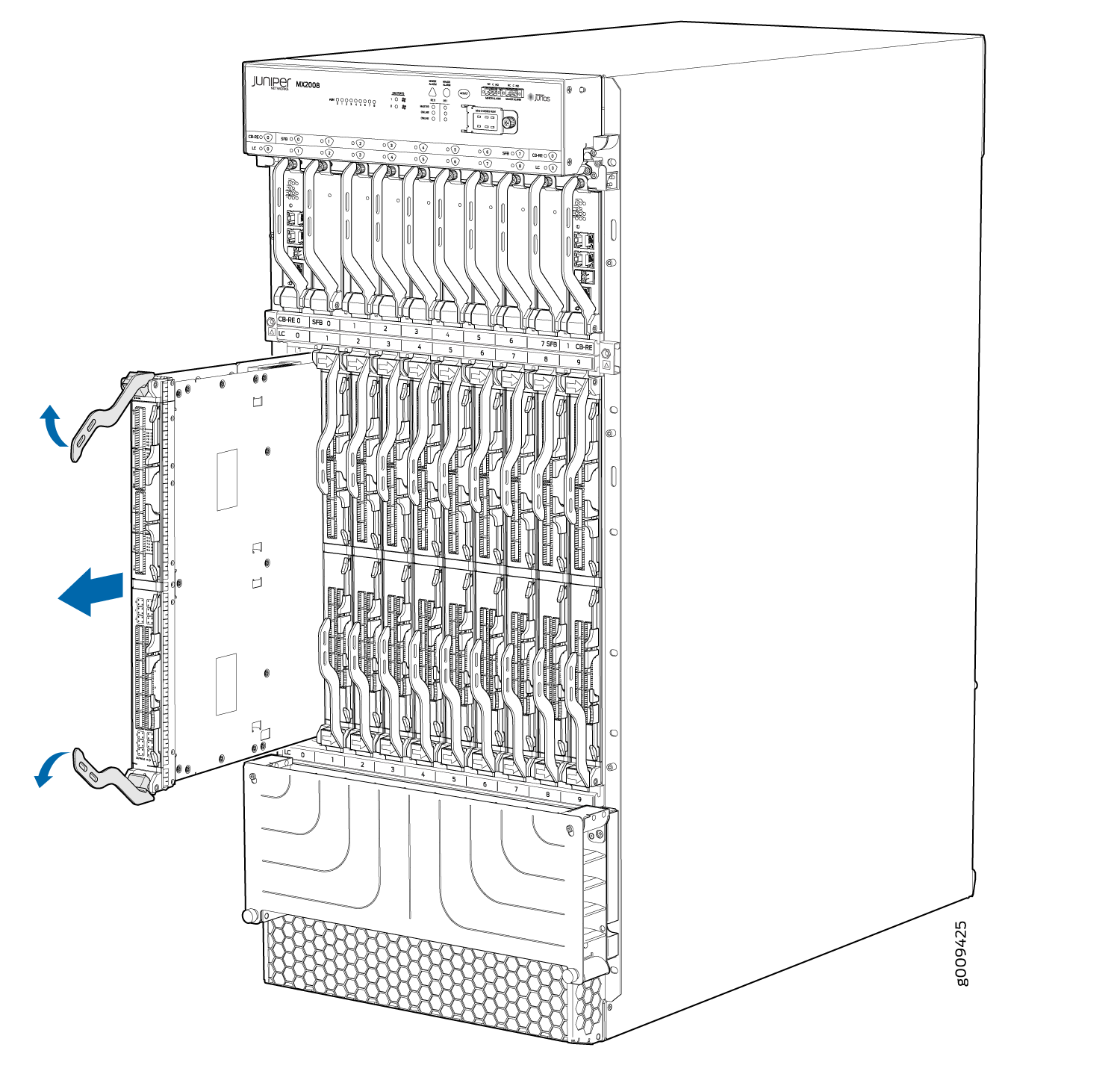 Removing an MPC from the Adapter Card