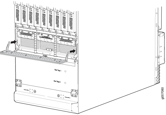 Installing the Standard DC Cable Manager