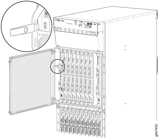 USB Flash Drive Port on CB-RE