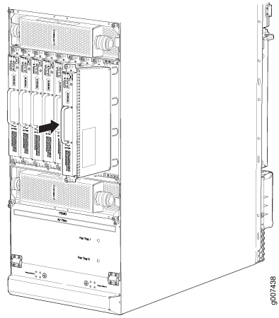 Installing an MX2010 Router AC Power Supply Module