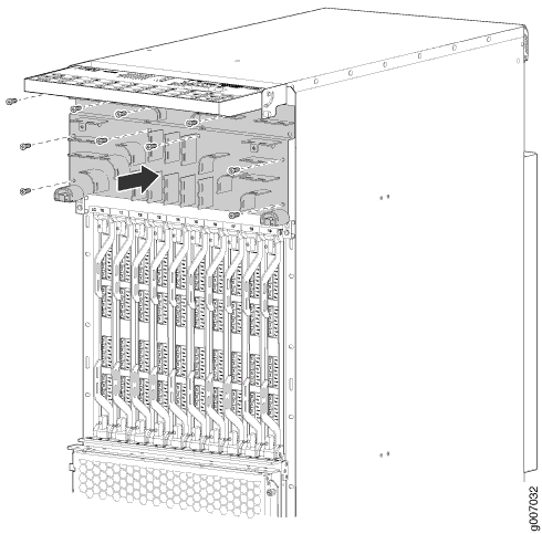 Installing the Standard Upper Cable Manager