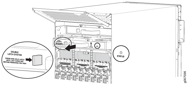 Removing Upper Fan Trays