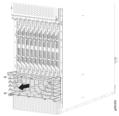 Removing the Extended Lower Cable Manager