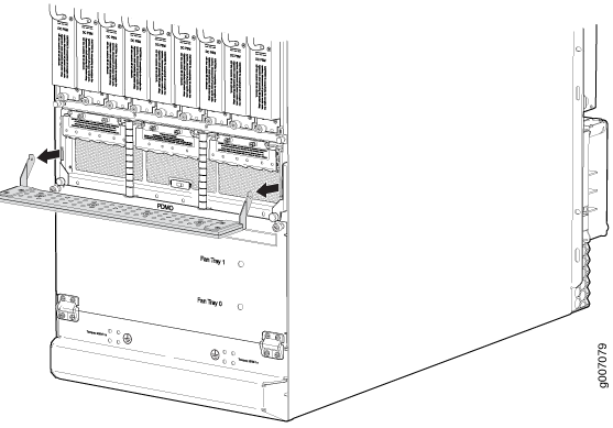 Removing the Standard DC Cable Manager