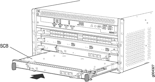 Installing a Switch Control Board in the MX480