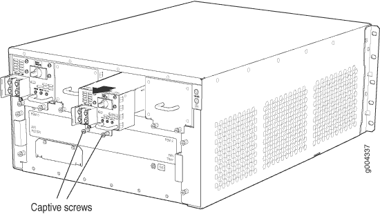 Removing a Power Supply Before Installing the Router