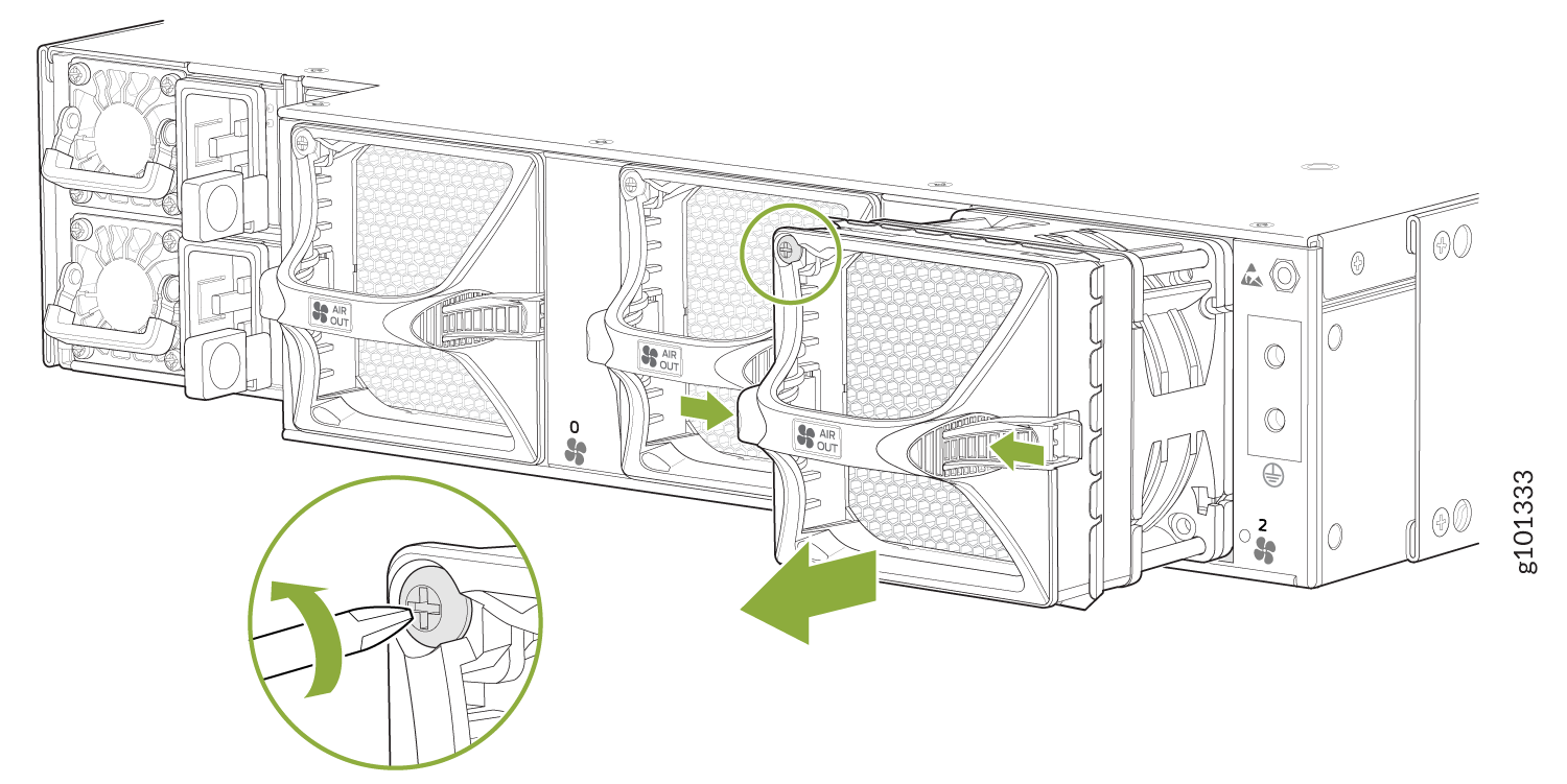 Remove the Fan Module