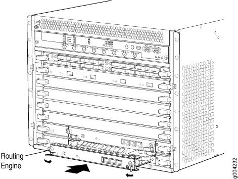 Installing an MX480 Routing Engine