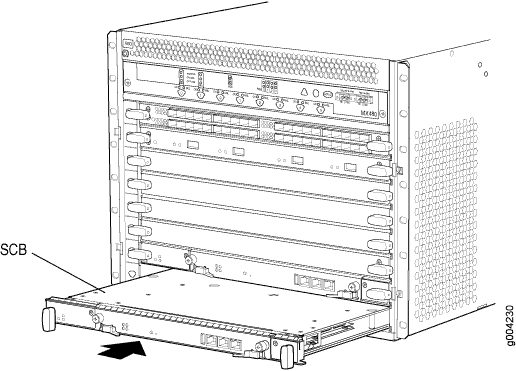 Reinstalling an SCB