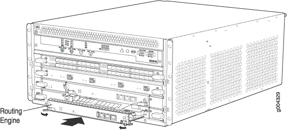 Installing a Routing Engine in an MX240 Router