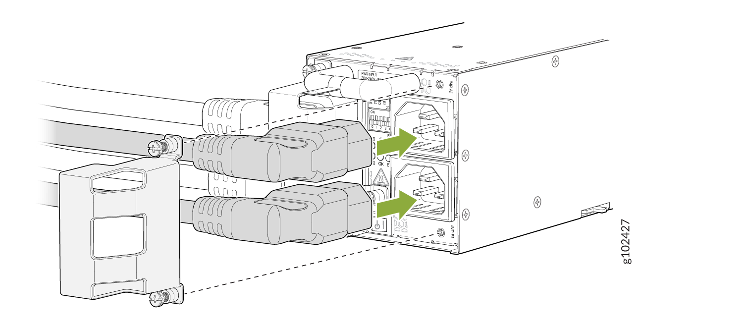 Plug Retainers for A1 and B1 Inputs