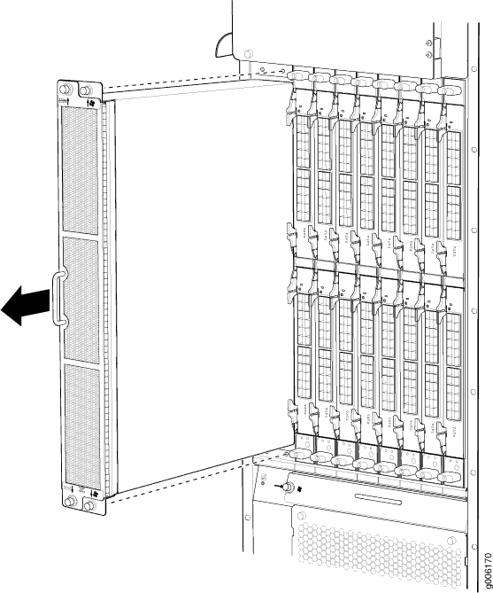 Removing the Vertical Fan Tray