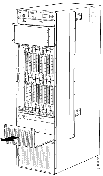 Removing a Horizontal Air Filter Tray