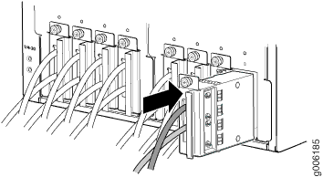 Installing a 120-A Input Power Tray