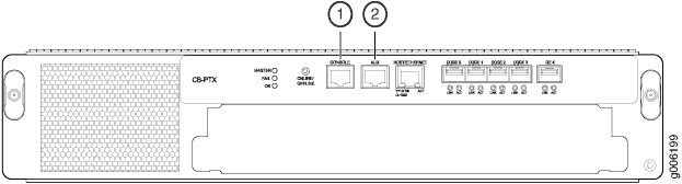 Connecting to the Console or Auxiliary Port on the Control Board