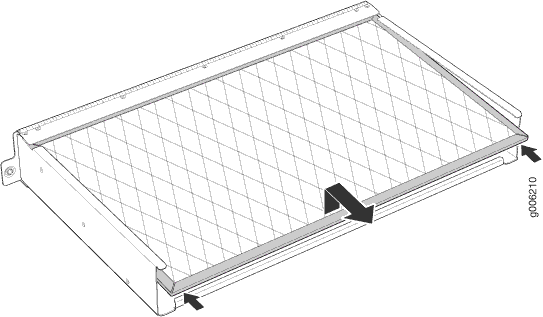 Removing a Vertical Air Filter