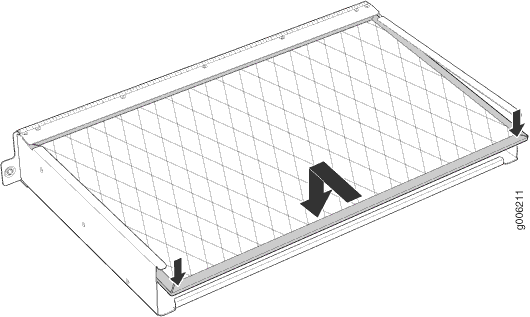 Inserting a Vertical Air Filter