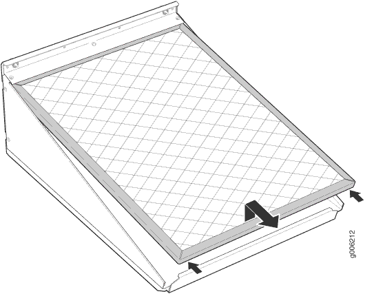 Removing a Horizontal Air Filter