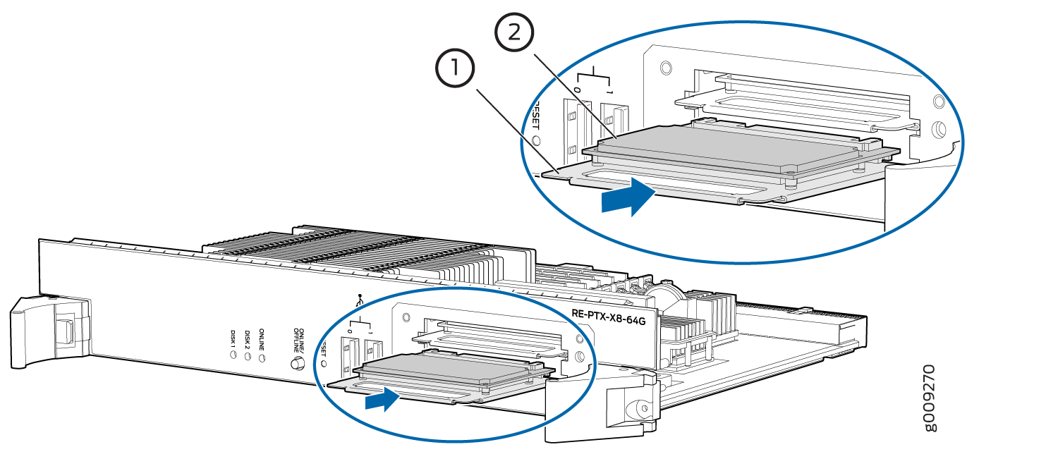 Installing an SSD Drive in a RE-PTX-X8-64G