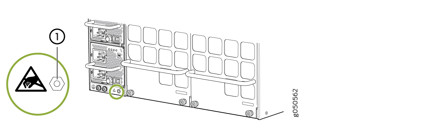 ESD Point for the QFX10008