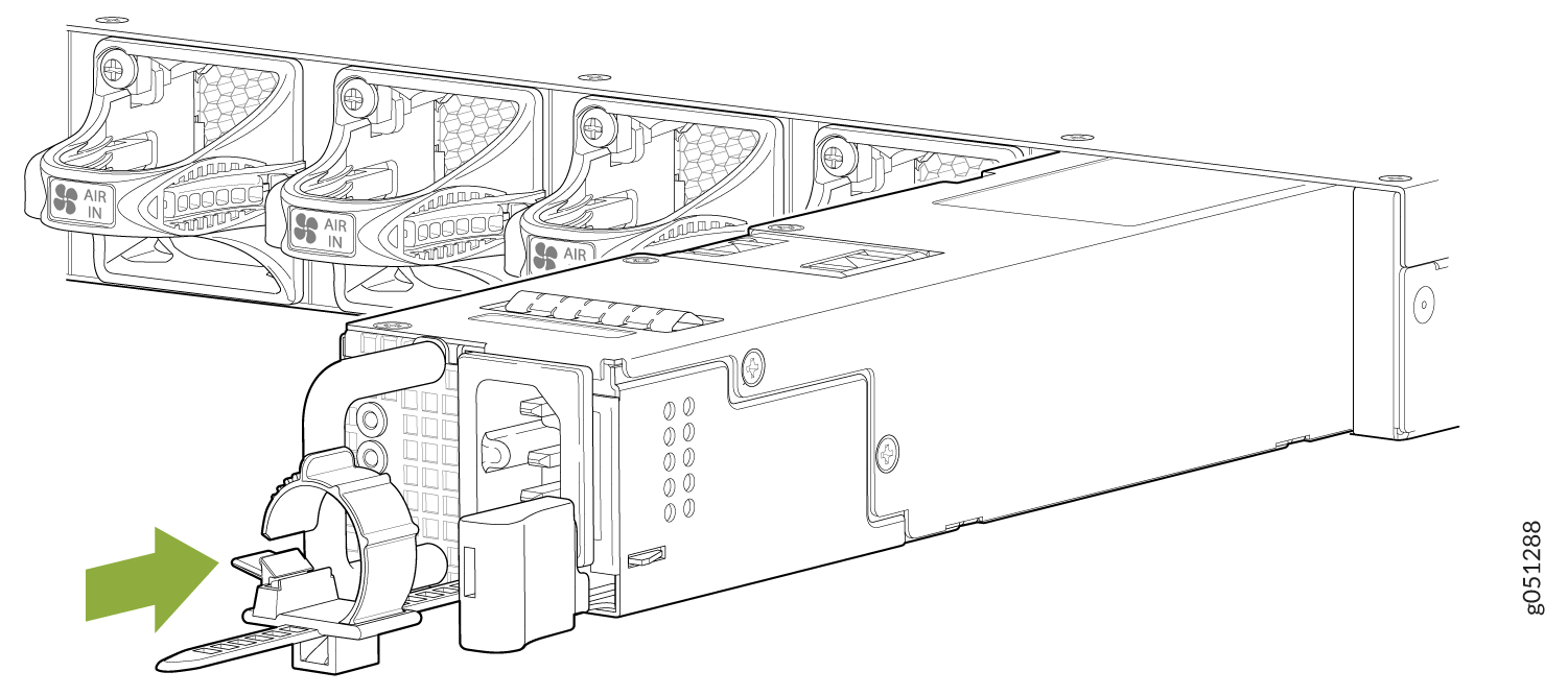 Install an AC Power Supply Unit in a QFX5130-32CD Switch