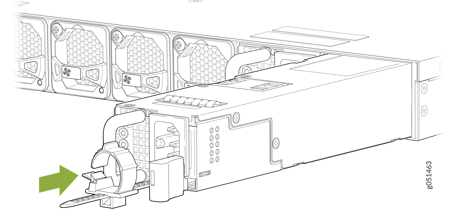 Install an AC Power Supply Unit in a QFX5130-48C Switch