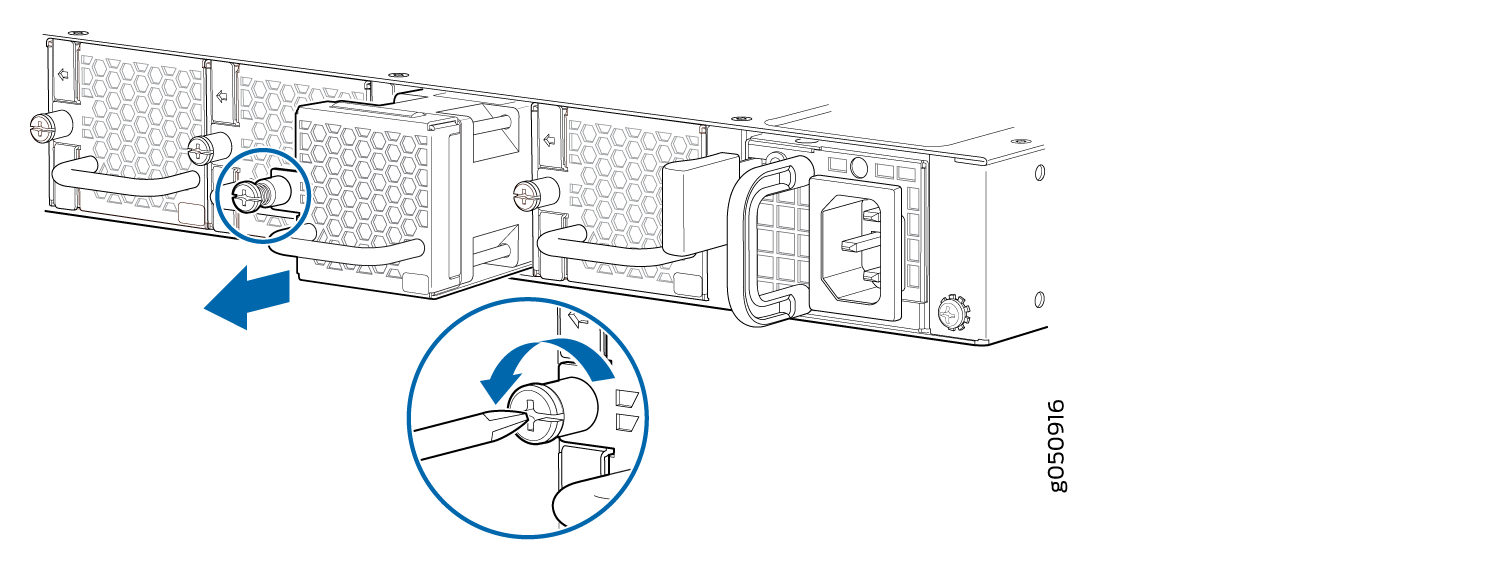 Removing a Fan Module from a QFX5200-48Y