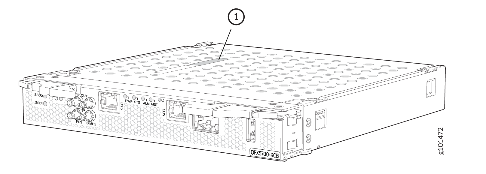 Locating the RCB Serial Number Label