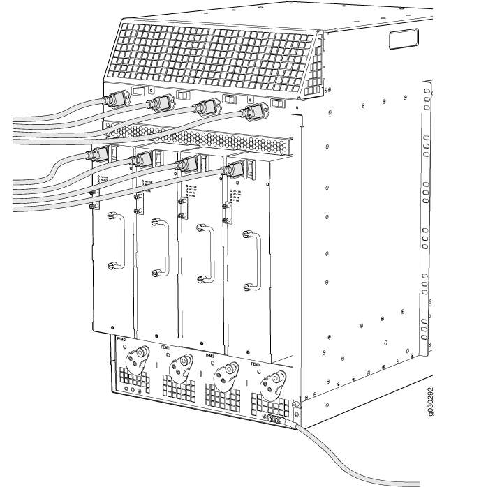 Connecting AC Power to the Firewall (High-Capacity Power Supplies )