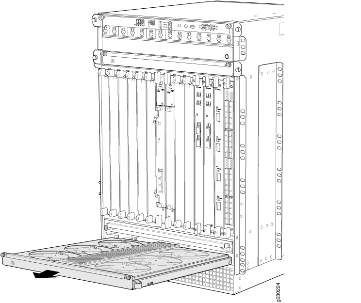 Removing the Bottom Fan Tray