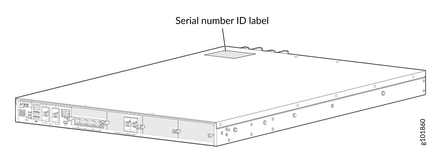 Location of the Serial Number Label
